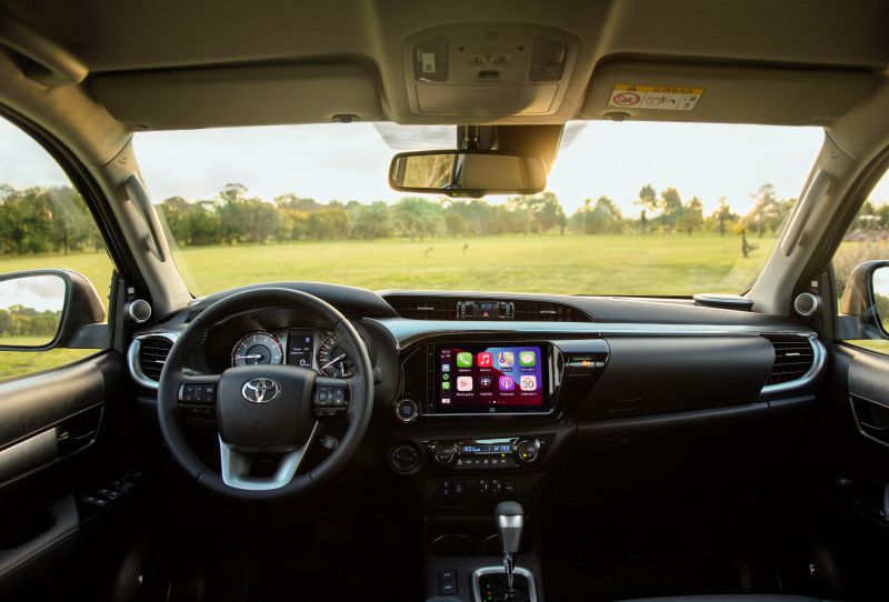 Toyota Hilux en acci�n